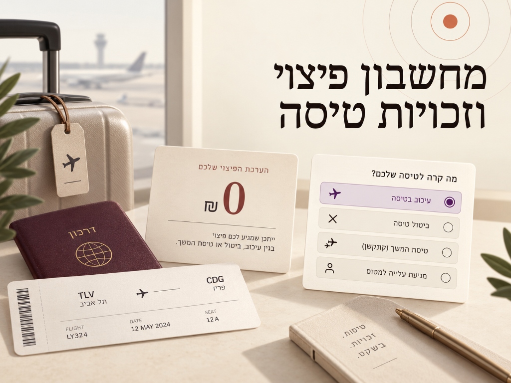 בדיקת זכויות בטיסה